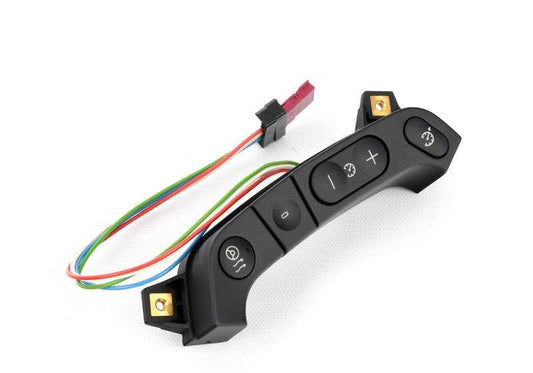 Interruptor velocidad crucero y calefacción volante OEM 61318368970 para BMW E38 y E39. Compatible con modelos 520i con motor M52. Original BMW.