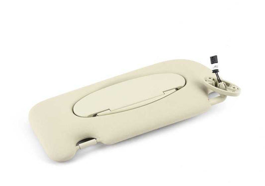 Parasol izquierdo con etiqueta color beige claro OEM 51169812699 para MINI Countryman R60 y Paceman R61. Original MINI.