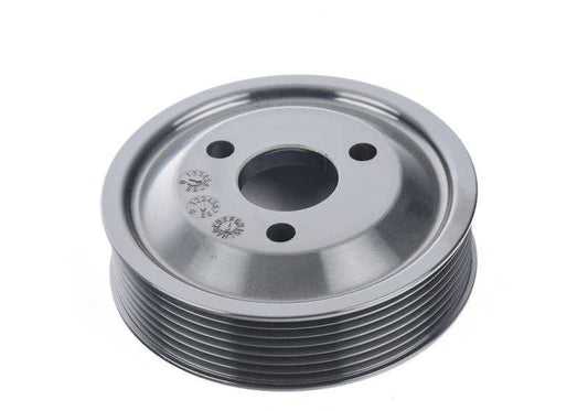 Polea de bomba de dirección asistida OEM 32421704636 para BMW E38 y E31. Original BMW.