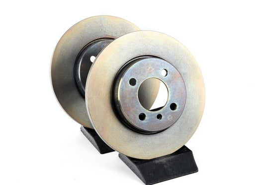Disco de freno delantero OEM 34116752434 para BMW E30 316, 316i (todos los modelos compatibles). Medidas 260x12. Repuesto original BMW.