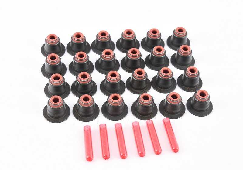 Kit de reparación juntas de válvula OEM 11340053504 para BMW Serie 7 {E65,E66} con motor N73. Compatible con 760i y 760Li (2003-2008). Original BMW.