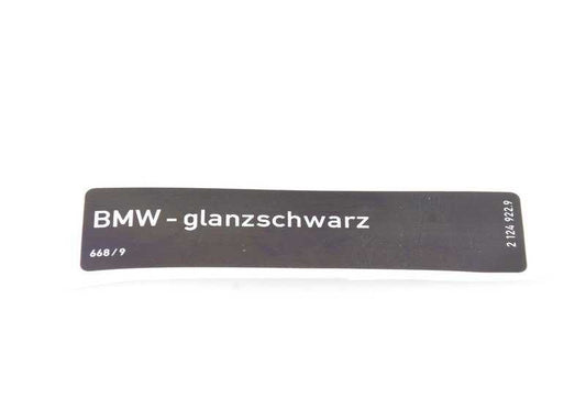 Étiquette d'adhésif OEM 712124922 pour BMW E34. BMW d'origine.