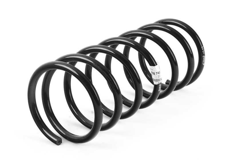 Muelle helicoidal delantero OEM 31331132742 para BMW E30. Original BMW.