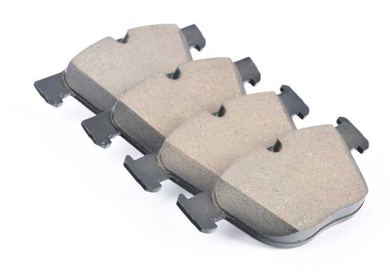 Juego de pastillas de freno sin amianto OEM 34116857096 para BMW F15, F16. Original BMW