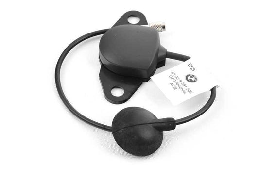 Antena GPS OEM 65908381206 para BMW X5 E53 (modelos: 3.0d, 3.0i con cambio manual y automático). Compatible de 2001 a 2006. Repuesto original BMW.