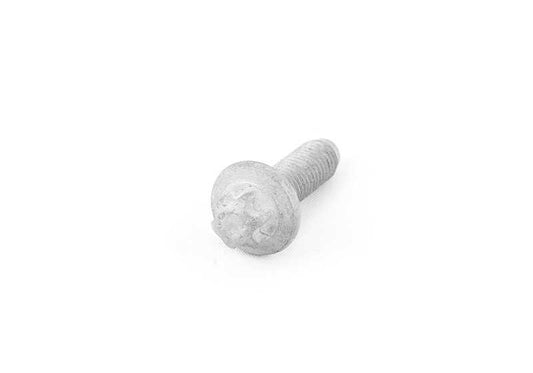 Torx screw with OEM tab 33326796225 for BMW E81, E82, E87, E88, F20, F21, F22, F23, F87, E90, E91, E92, E93, F30, F31, F34, F35, F80, F32, F33, F33, F36, F36, E84. Original BMW.