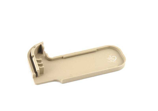 Tapa lateral derecha beige OEM 51437079986 para BMW Z4 E85. Pieza original BMW.