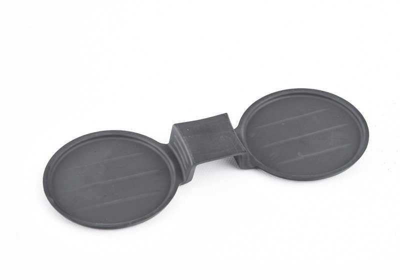 Alfombrilla interior portavasos OEM 51169317088 para BMW X1 F48 y BMW X2 F39. Accesorio original BMW para consola central.