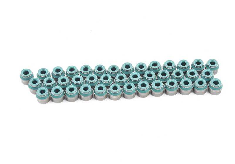Juego de juntas de culata sin amianto OEM 11120392976 para BMW E60, E61, E63, E64. Compatible con motores específicos de 5 y 6 cilindros. Original BMW.