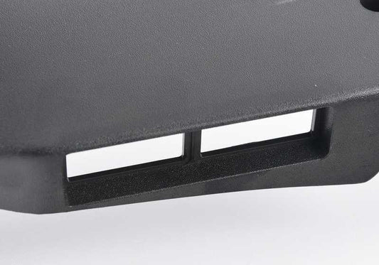 Black right interior cover OEM 52108154438 for BMW E34. Compatible with 518i and 518g models. Original BMW piece.