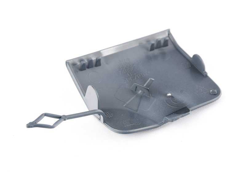 Rear Primed Tow Hook Cover for BMW X3 G01 (OEM 51127953954). Original BMW.