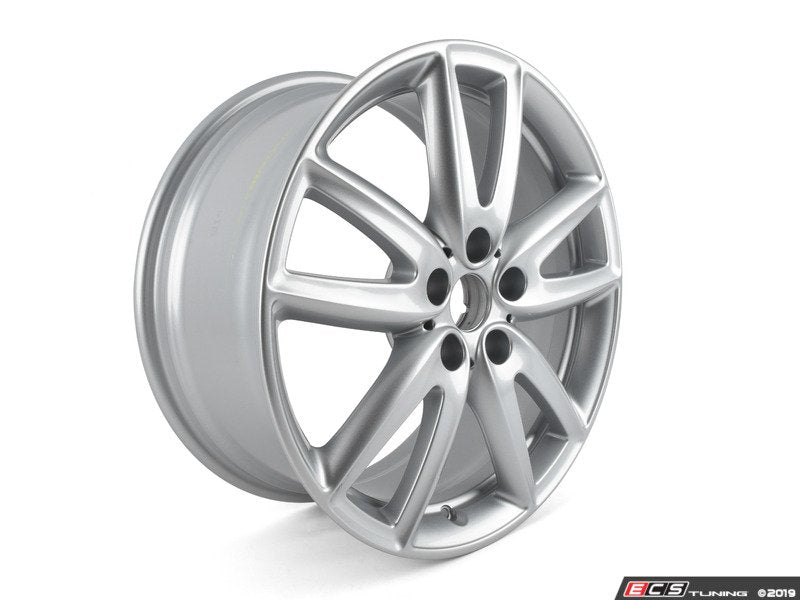 Cerchio in lega leggera 18" 8J ET57 Brightsilver (silver) OEM 36116856049 per MINI Clubman F54 (2014-2019), Clubman F54 LCI (2018-2024). Originale MINI.