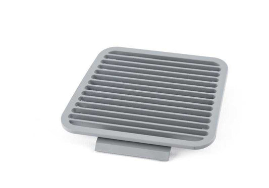 Rejilla gris OEM 51468173236 para BMW Serie 3 E36. Pieza original BMW. Ideal como repuesto del embellecedor o parte del sistema de protección solar trasero.