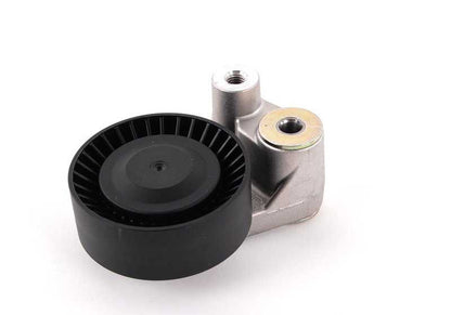 Tensioner pulley with lever for BMW E39, E38, E31 (OEM 11281742859). Genuine BMW.