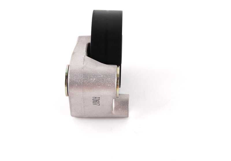 Tensioner pulley with lever for BMW E39, E38, E31 (OEM 11281742859). Genuine BMW.