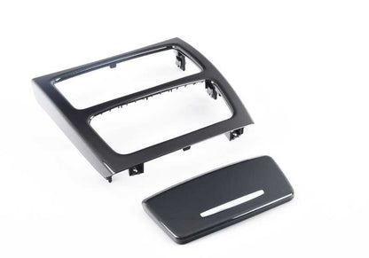 Embellecedor consola central frontal OEM 51166966488 para BMW E92, E93. Original BMW.