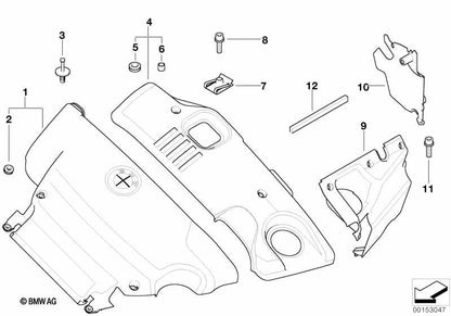 M6X20 VITE RICONE OEM 07119906086 per BMW E81, E82, E87, E88, E46, E90, E91, E92, E93, E39, E60, E61, F10, F11, F18, E63, E64, E38, E65, E66, F01, F01, F02 F02, E84, E84, E84, E84, E84, E84. E83, F25, E53, E70, F15, E71, F16, E85, E86, E89. BMW originale.