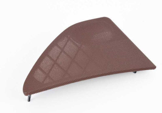 Rejilla altavoz puerta izquierda OEM 51427261965 para BMW F10 y F11. Compatible con modelos 518d, 520d (varias motorizaciones y transmisiones). Color marrón canela. Original BMW.