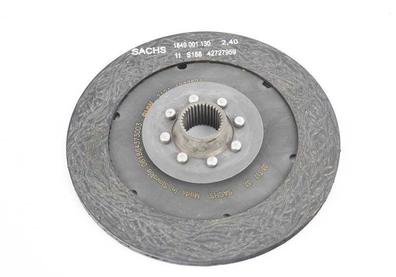 Disco de embrague OEM 21211237571 para BMW Motorrad R45 y R65 {modelos R4503512, R4503522, R4503542, R4503552, R6503532, R6503582, R6503632, R6503642}. Original BMW.