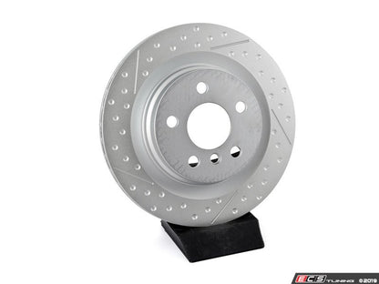 Disco de freno trasero ventilado perforado OEM 34216864135 para MINI Clubman F54, Clubman F54 LCI, Countryman F60. Original MINI