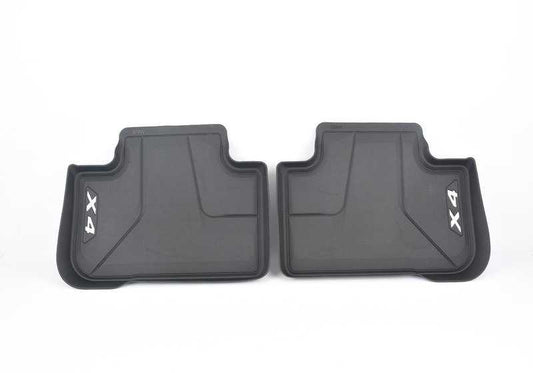 OEM Rear Floor Mat 51472451368 for BMW X4 G02, X4 G02 LCI, X4 M F98, X4 M F98 LCI. Genuine BMW.