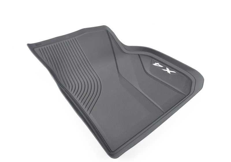 Alfombrillas delanteras tipo cubeta OEM 51472451367 para BMW X4 {F98,G02} (todos los modelos compatibles). Antideslizantes, resistentes al agua y con ajuste 3D. Original BMW.