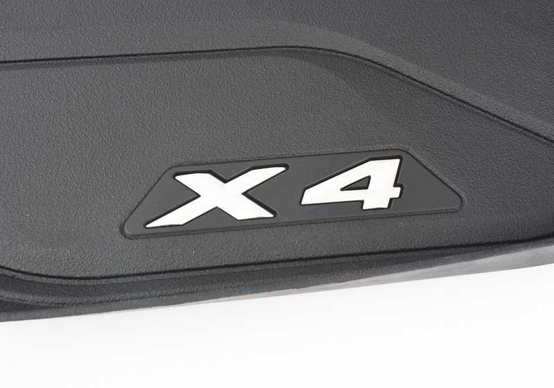 Alfombrillas delanteras tipo cubeta OEM 51472451367 para BMW X4 {F98,G02} (todos los modelos compatibles). Antideslizantes, resistentes al agua y con ajuste 3D. Original BMW.