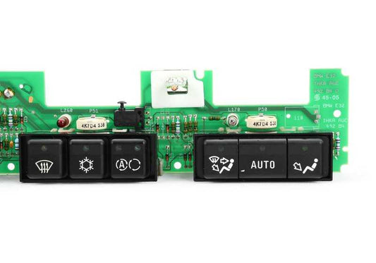 Painel de climatância da placa de circuito OEM 64118390180 para BMW E34, E32. BMW original.