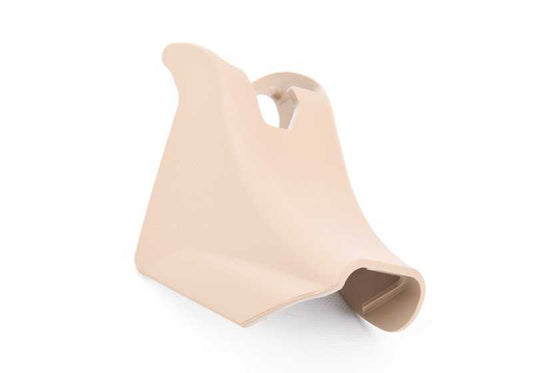 Embellissement extérieur gauche OEM beige 52107025239 pour BMW 3 E46 (318CI) Tous les modèles compatibles. BMW d'origine.