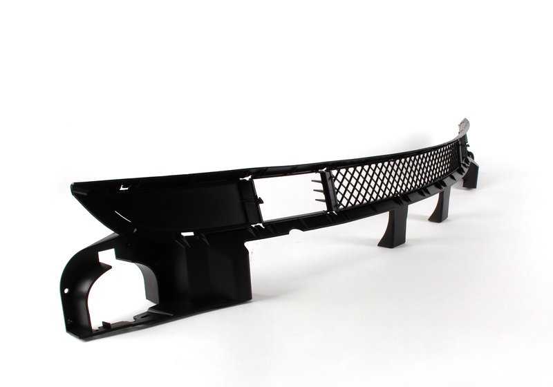 Rejilla delantera parachoques negra OEM 51117132054 para BMW E46. Original BMW.