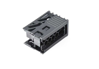 Conector de enchufe 10 pines negro OEM 61131383518 para BMW E46. Original BMW.