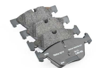 Juego de pastillas de freno con sensor OEM 34112449269 para BMW F10, F11. Compatible con modelos 518d y 520d. Original BMW.