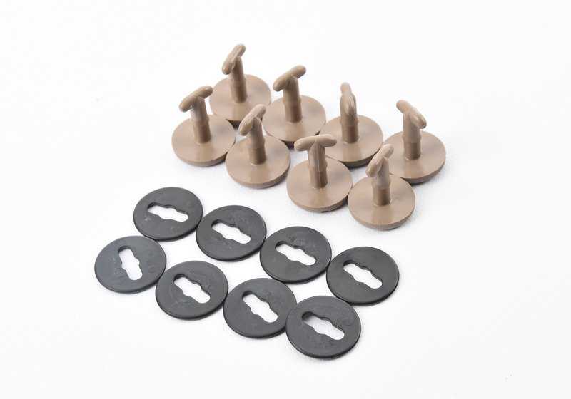 Alfombrillas de moqueta beige OEM 51477316602 para BMW E92 y E92N Coupé y M3 con xDrive. Juego completo para delante y detrás. Original BMW.