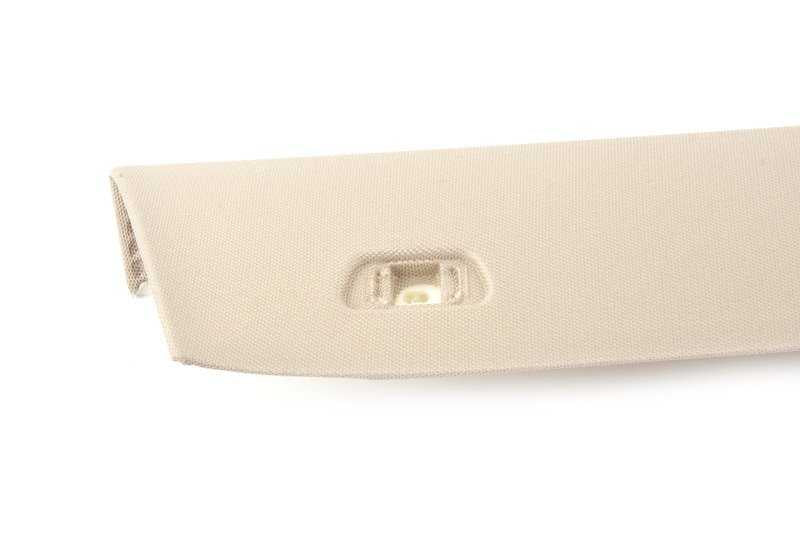 Embellecedor pilar A derecho (color oyster) OEM 51437342546 para BMW X5 F15 {sDrive25d, xDrive25d, xDrive28i, xDrive30d}. Original BMW.