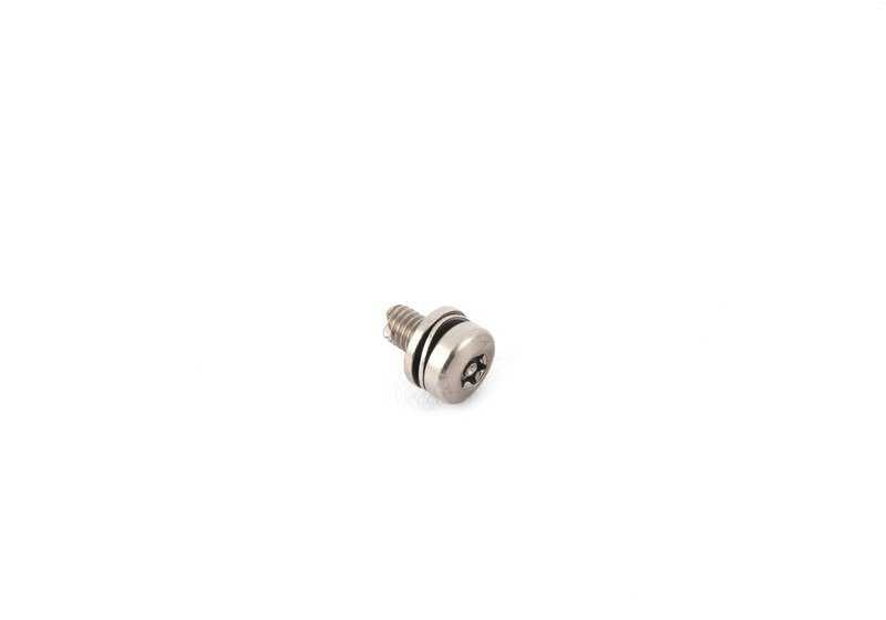Tornillo OEM 65771371465 para BMW E30, E36, E28, E34, E24, E23, E32, E31. Pieza original BMW para elementos del sistema de airbag y suspensión.