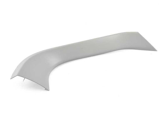 Left interior panel of the OEM rear gate 51497172129 for BMW X5 E70, E70N. Light gray color (Himmelgrau). Original BMW spare.