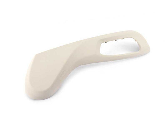Cubierta exterior izquierda del asiento OEM 52107330817 para BMW F07, F10, F11, F01, F02, F15, F16. Original BMW.