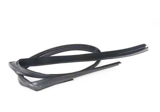 Guía de cristal delantera derecha OEM 51328150402 para BMW E38. Original BMW.