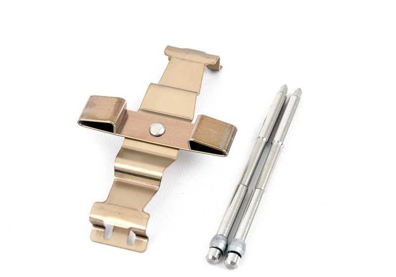 Alojamiento de pinza de freno M Performance naranja izquierda OEM 34106875655 para BMW F20, F21, F22, F30, F32... y más. Original BMW.