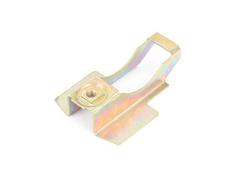 Soporte de tubo de llenado de combustible OEM 41141846648 para BMW E21 {315, 316, 318}, todos los modelos compatibles. Original BMW.