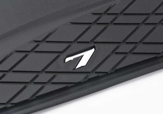 Conjunto de carpete de borracha original BMW All Weather OEM 5147244038 para a série 7 (G11, G12). Perfeito para todas as estações.