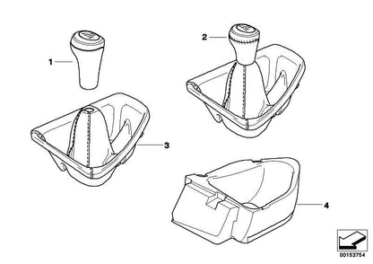 Pomo De Cambio Plastico/6 Velocidades Negro Para Bmw E90 E91 E84 F25 . Original Recambios
