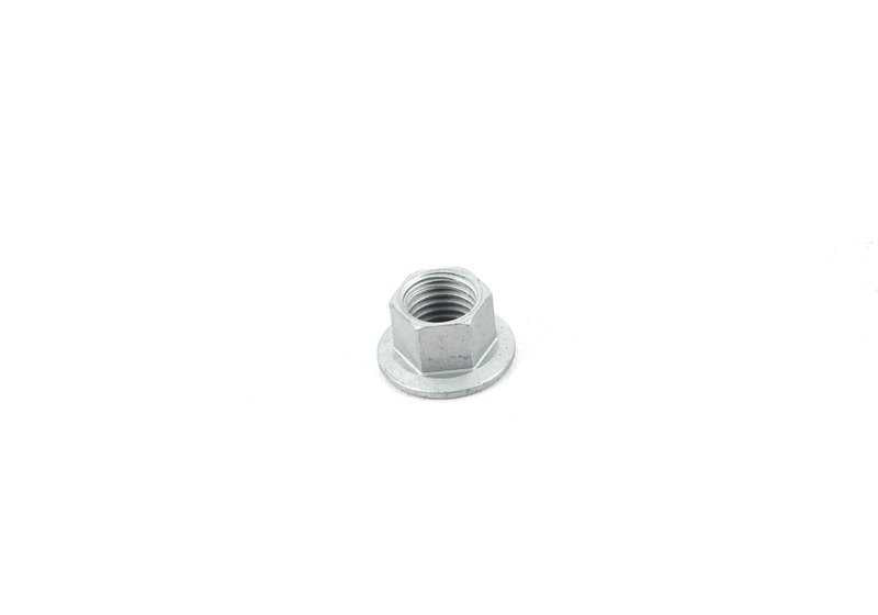 Hex Flange Nut for BMW 2 Series G87, 3 Series G80, G81, 4 Series G82, G83, 5 Series F10, F90, G90, 6 Series F06, F12, F13, 8 Series F91, F92, F93 (OEM 34112284399). Original BMW