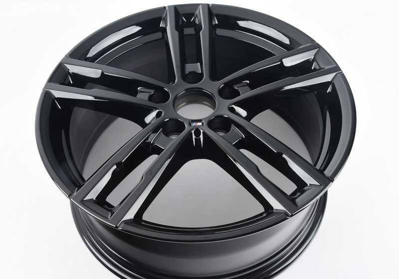 Llantas de aleación M Doble radio 719 OEM 36118074185 para BMW F20 (1er Serie). Medida 7,5x18 ET45. Acabado negro brillante. Original BMW.