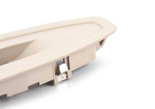 OEM 51417283837 ELDUALUNAS SWITCH Mold for BMW F20, F30, F31, F34, F36. Oyster color. Original BMW.