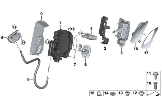 Sistema antirrobo OEM 51217390706 para BMW i8 (I12) modelos fabricados entre 2014 y 2020. Compatible con todas las versiones. Pieza original BMW.