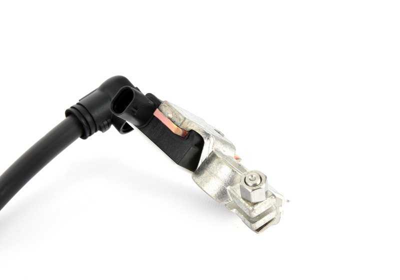 Cable de batería negativo con sensor IBS OEM 61216832699 para BMW F30 330e. Original BMW.