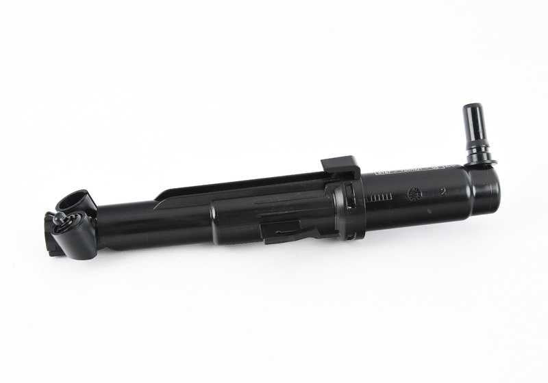 Boquilla del lavafaros izquierda OEM 61677357001 para BMW F25, F26. Compatible con modelos X3 y X4 de diversas motorizaciones y transmisiones. Recambio original BMW.