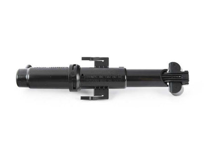 Boquilla del lavafaros izquierda OEM 61677357001 para BMW F25, F26. Compatible con modelos X3 y X4 de diversas motorizaciones y transmisiones. Recambio original BMW.