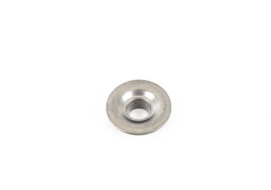 SPRING PLADE OEM 11341252899 for BMW E21, E30, E12, E28, E24, E23. Original BMW piece. Ideal for valve systems and engine components.